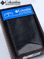 Columbia 컬럼비아 남성지갑 머니클립 1610 블랙