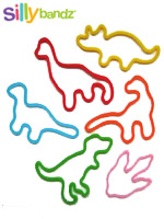 [Silly Bandz] 실리밴드 미국 직수입 정품 칼라 고무줄 장난감 - 공룡(24p)