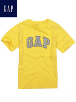 GAP 갭 베이비 반팔 티셔츠 - 옐로우/그레이