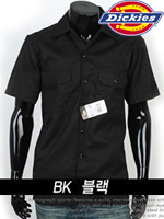디키즈 반팔 워크셔츠(Work Shirts) 1574 - 블랙(BK)
