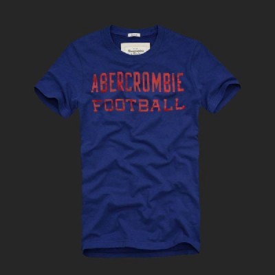 Abercrombie 아베크롬비 남녀공용 반팔티 풋볼(Football) - 블루