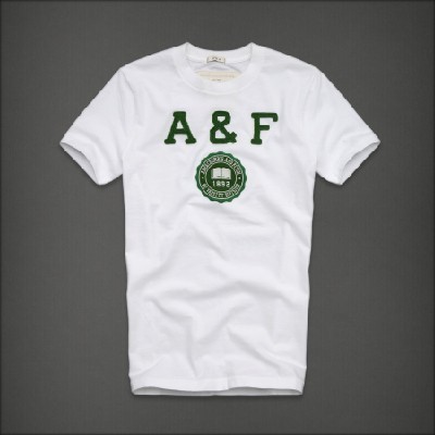 Abercrombie 아베크롬비 남녀공용 반팔 티셔츠 노스사이드트레일(Northside Trail) - 화이트앤그린