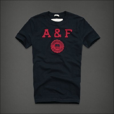 Abercrombie 아베크롬비 남녀공용 반팔 티셔츠 노스사이드트레일(Northside Trail) - 네이비앤레드