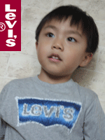 리바이스키즈 Levi's Kids 160-306 그레이 반팔 티셔츠