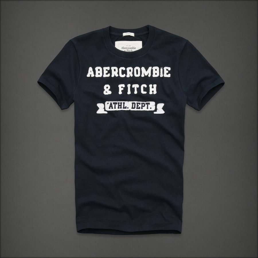 Abercrombie 아베크롬비 남녀공용 반팔 티셔츠 오어베드브룩(Orebedbrook) - 네이비