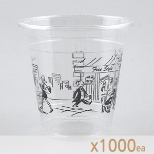 ICE 테이크아웃 컵 - 무늬 (12온스) 1000개