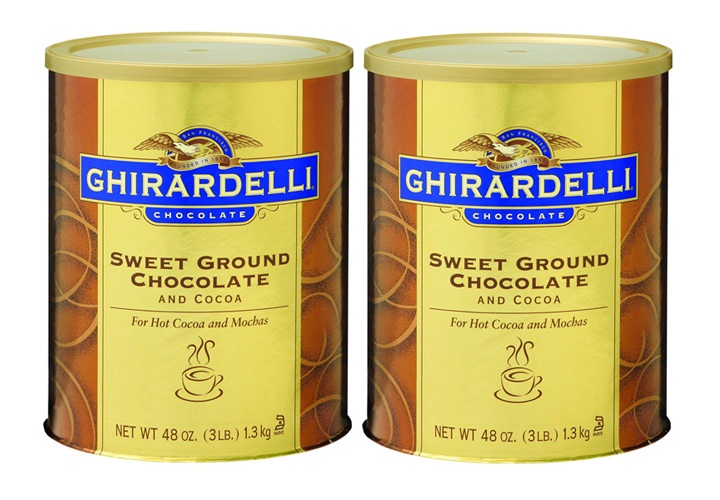 [기라델리]스위트 그라운드 초콜릿 & 코코아 파우더 1세트(1.36Kg x 2개)